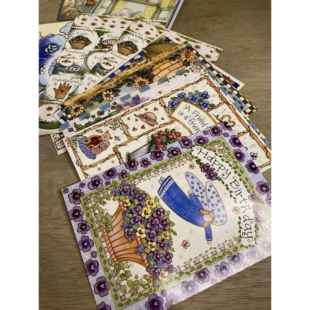 JOY MARIE Card Organizer With Assortment Of Cards And Dividers